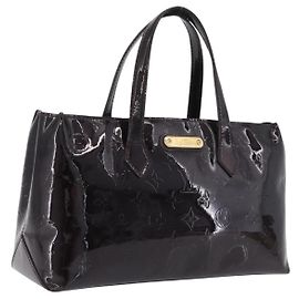 LOUIS VUITTON Monogram Vernis Wilshire PM Bag Amarante M93641 LV Auth BA16668 - Jerrillo