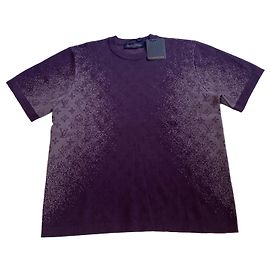 Louis Vuitton Monogram T-Shirt in Violett Verlauf
