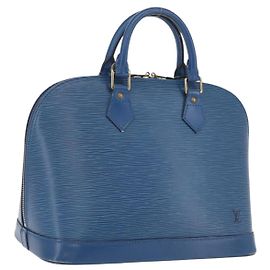 LOUIS VUITTON Epi Alma Hand Bag Toledo Blue M52145 LV Auth ka6838 - Jerrillo