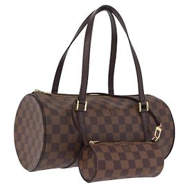 LOUIS VUITTON Damier Ebene Papillon 30 Hand Bag N51303 LV Auth fm5493V - Jerrillo