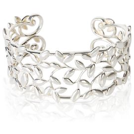 Tiffany & Co. Paloma Picasso Olive Leaf Armband aus Sterlingsilber