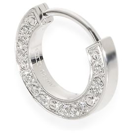 Orecchino singolo Love in oro bianco e diamanti Cartier