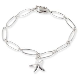 Braccialetto con ciondolo stella marina Elsa Peretti in argento sterling Tiffany & Co.