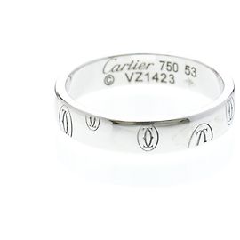 Anello Fascia Cartier Happy Birthday in Oro Bianco