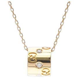 Collar Gucci Icon en oro rosa y diamantes