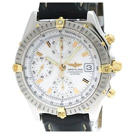 Breitling Chronomat 18K Gold Steel Automatic Mens Watch