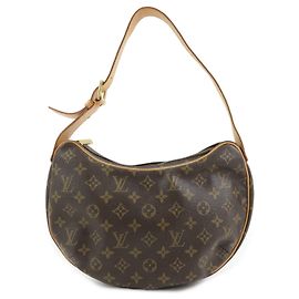 Louis Vuitton Monogram Croissant MM Schultertasche Brown M51512