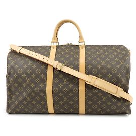 Louis Vuitton Monogram Keep All Bandouliere 55 Boston Bag M41414