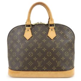 Borsa a mano Louis Vuitton Monogram Alma PM Brown M51130