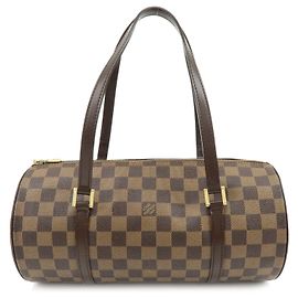 Borsa a mano Louis Vuitton Damier Papillon 30 Damier Ebene N51303