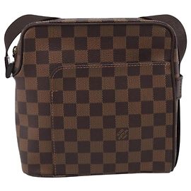 LOUIS VUITTON Damier Ebene Olaf PM Shoulder Bag N41442 LV Auth RV052V - Jerrillo