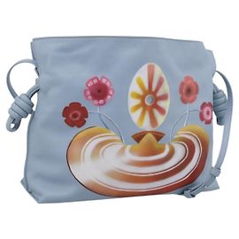 LOEWE Flamenco Bag Leather Maruha Mario Collaboration Light Blue Auth 210374SAM - Jerrillo