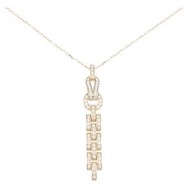 Collana Cartier Agrafe 750 Pink Gold Diamond
