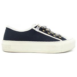 Christian Dior WALK'N'DIOR J'ADIOR Signature Cotton Canvas Sneakers