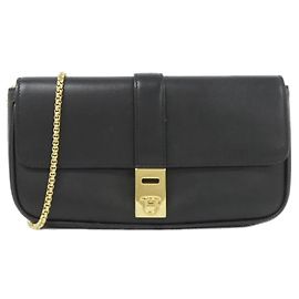 Bolsa de ombro em couro de bezerro Salvatore Ferragamo