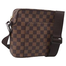 LOUIS VUITTON Damier Ebene Olaf PM Shoulder Bag N41442 LV