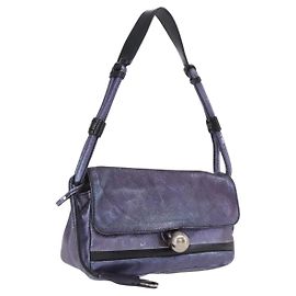 Chloé Chloe Schultertasche Leder Lila