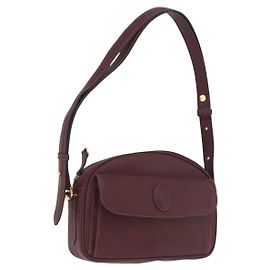 Cartier Must Line Schultertasche Leder Bordeaux Gold