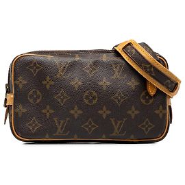Louis Vuitton Brown Monogram Pochette Marly Bandouliere