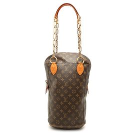 Borsa Louis Vuitton Brown Karl Lagerfeld Monogram Punching Bag
