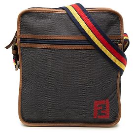 Fendi Blue Denim FF Crossbody
