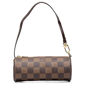 Louis Vuitton Brown Damier Ebene Papillon Pochette