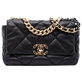 Chanel 19 Flap Medium em Lambskin Preto