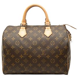 Louis Vuitton Brown Monogram Speedy 30