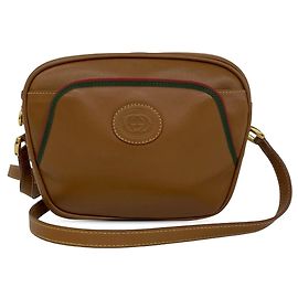 Gucci Crossbody aus braunem Kalbsleder