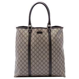 Bolso Tote Vertical Gucci Beige GG Supreme Joy
