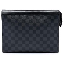 Louis Vuitton Black Damier Graphite Pochette Voyage MM