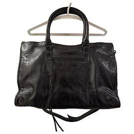 mala Balenciaga Le City Large Preta com alça de ombro