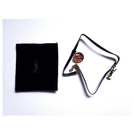 Autre Marque Bracciale Saint Laurent con ciondolo YSL