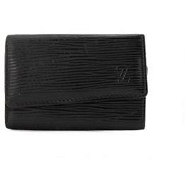 LOUIS VUITTON - Pochette 6 Llaves Louis Vuitton en cuero épi negro vintage