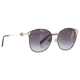 BULGARI - Bulgari Sonnenbrille aus goldfarbenem und schwarzem Metall