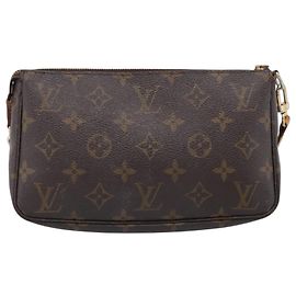 LOUIS VUITTON Monogram Pochette Accessoires Pouch M51980 LV Auth RV027 - Jerrillo