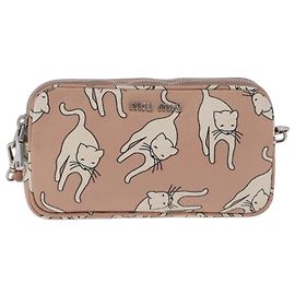 Miu Miu Bolso de Hombro Cuero Rosa Plata Auth 211218A - Jerrillo