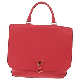 LOUIS VUITTON Parnasea Volta Hand Bag Leather Red M50287 LV Auth bs37780V - Jerrillo