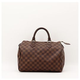 Bolso de mano Louis Vuitton Speedy 30 Damier Ebene Canvas
