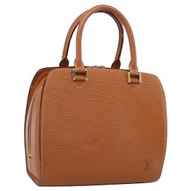 LOUIS VUITTON Epi Pont Neuf Hand Bag Zipangu Gold M52058 LV