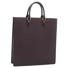 LOUIS VUITTON Taiga Sac Plat Hand Bag Acajou LV