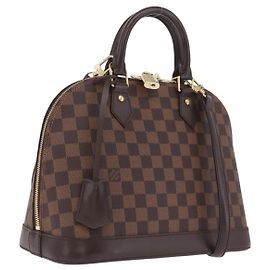 LOUIS VUITTON Damier Ebene Alma PM Hand Bag N53151 LV