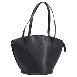 LOUIS VUITTON Epi Saint Jacques Shopping Bag Black M52272 LV