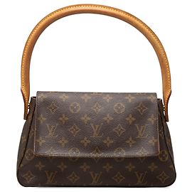 Louis Vuitton Brown Monogram Mini Looping