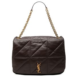 Autre Marque Borsa a tracolla Jamie 4.3 Large in pelle di agnello matelassé marrone Saint Laurent