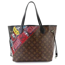 Sac à main cabas Louis Vuitton Neverfull MM Monogram