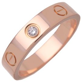 Cartier Love Ehering 1 Diamant 18K Roségold mit Diamant