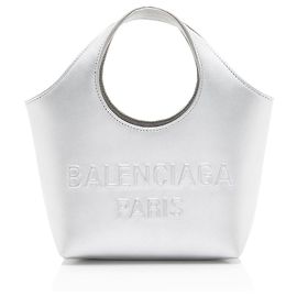 Borsa Balenciaga Metallic Calfskin Mary Kate XS Tote