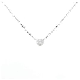Cartier Diamants Legers Halskette aus 18K Weißgold und Diamanten