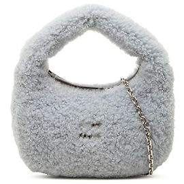 Bolso Wonder Hobo MIU MIU de lana, bolso de mano 2way